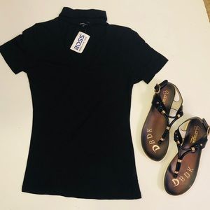 🦋AMBIENCE Collared Top New with Tags